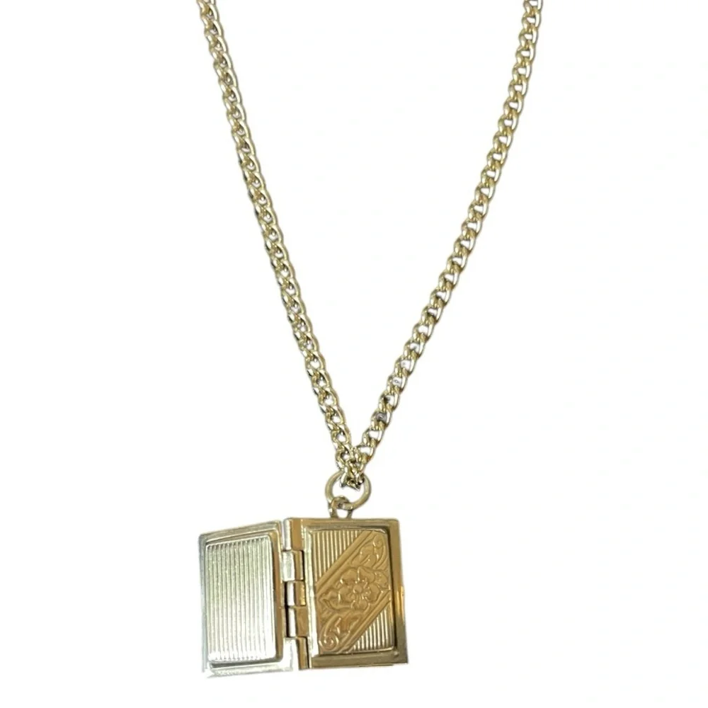 Silver Vintage Children’s Locket Necklace